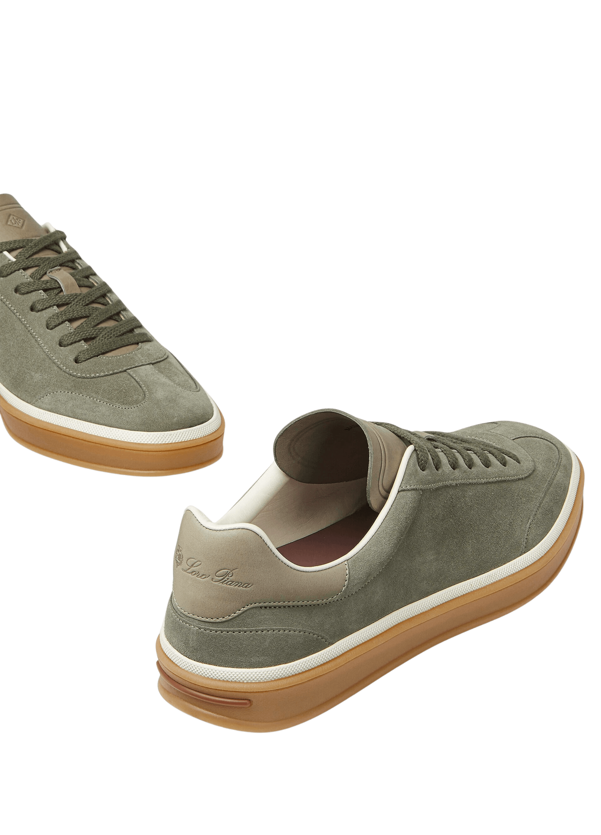 <tc>Loro Piana</tc> 男士 Tennis Walk 運動鞋（絨面小牛皮）