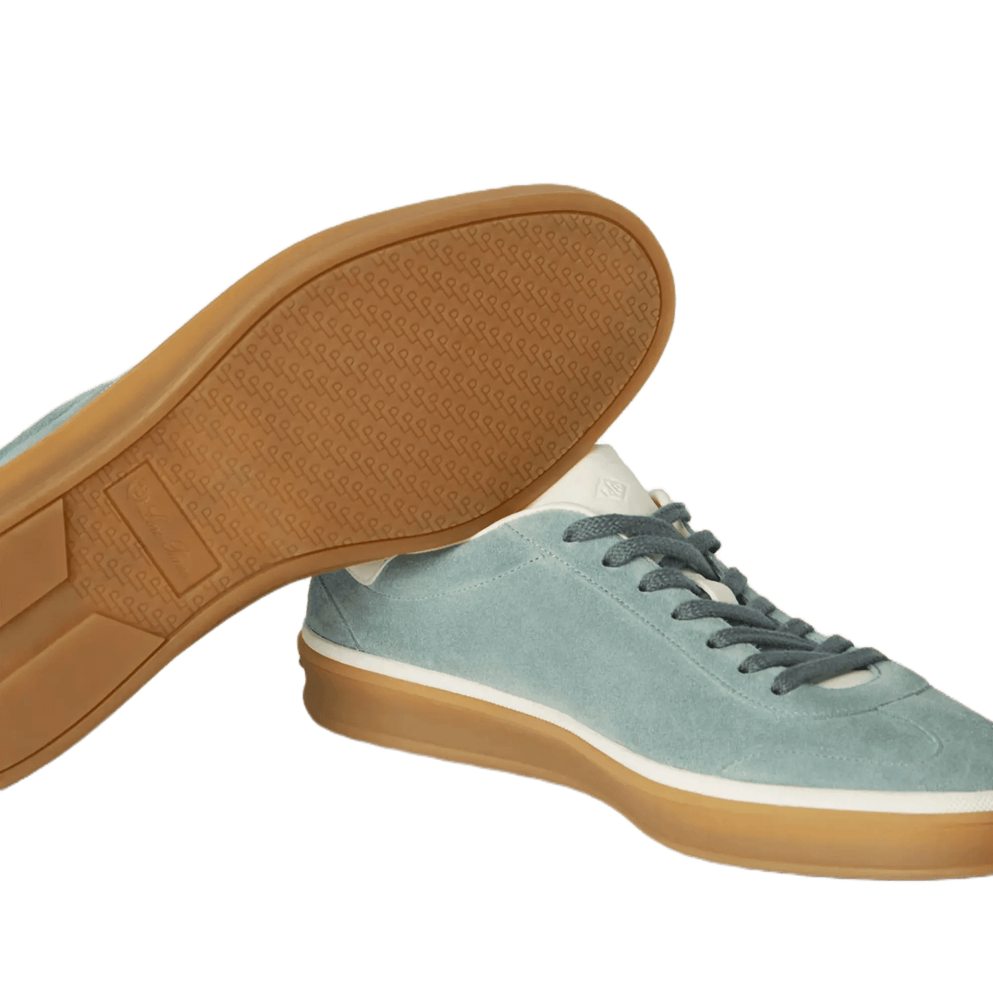 <tc>Loro Piana</tc> Zapatillas de tenis para mujer (gamuza con división en la pantorrilla)