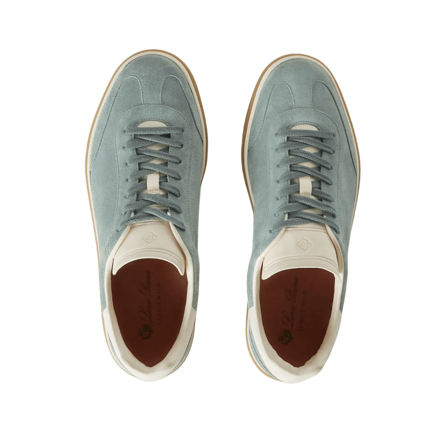 <tc>Loro Piana</tc> Zapatillas de tenis para mujer (gamuza con división en la pantorrilla)