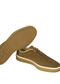 Loro Piana Men’s Tennis Walk Sneakers (Suede Calf Split)