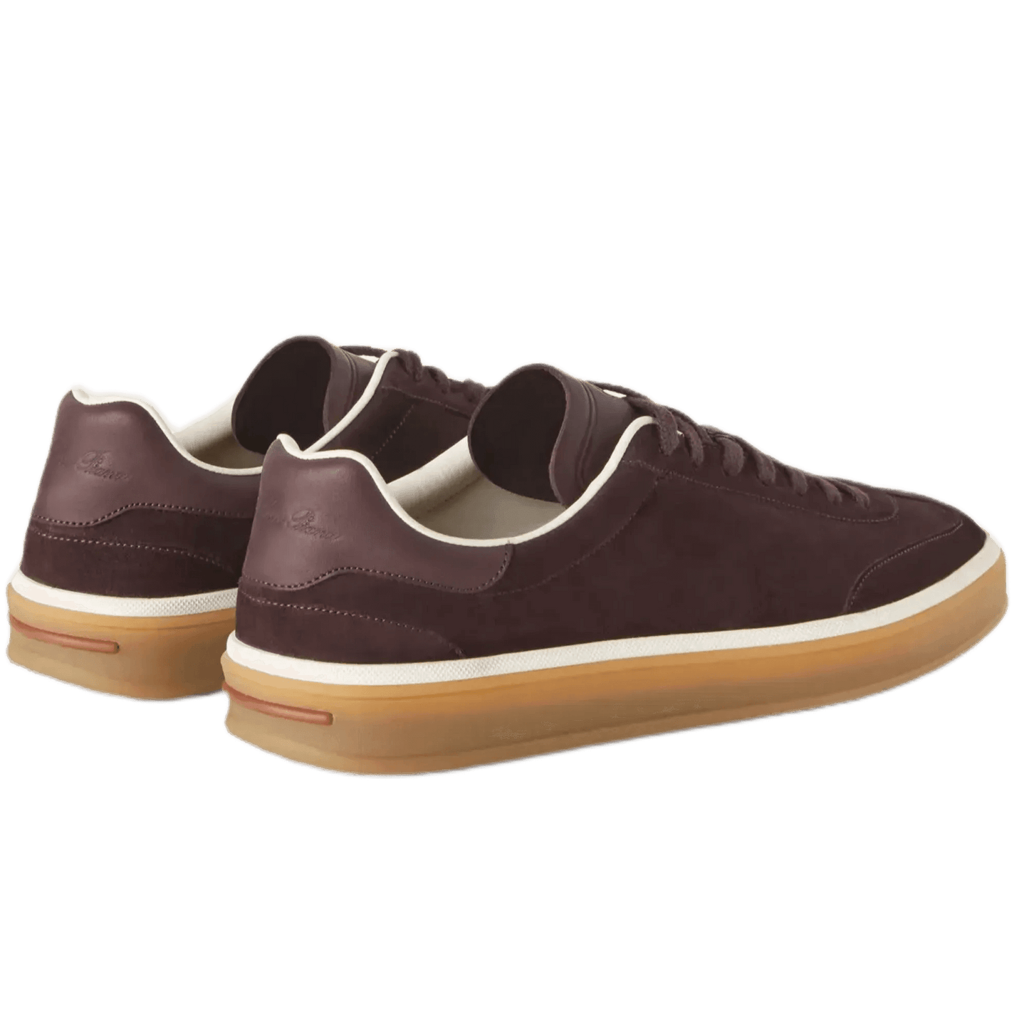 <tc>Loro Piana</tc> Zapatillas de tenis para mujer (gamuza con división en la pantorrilla)