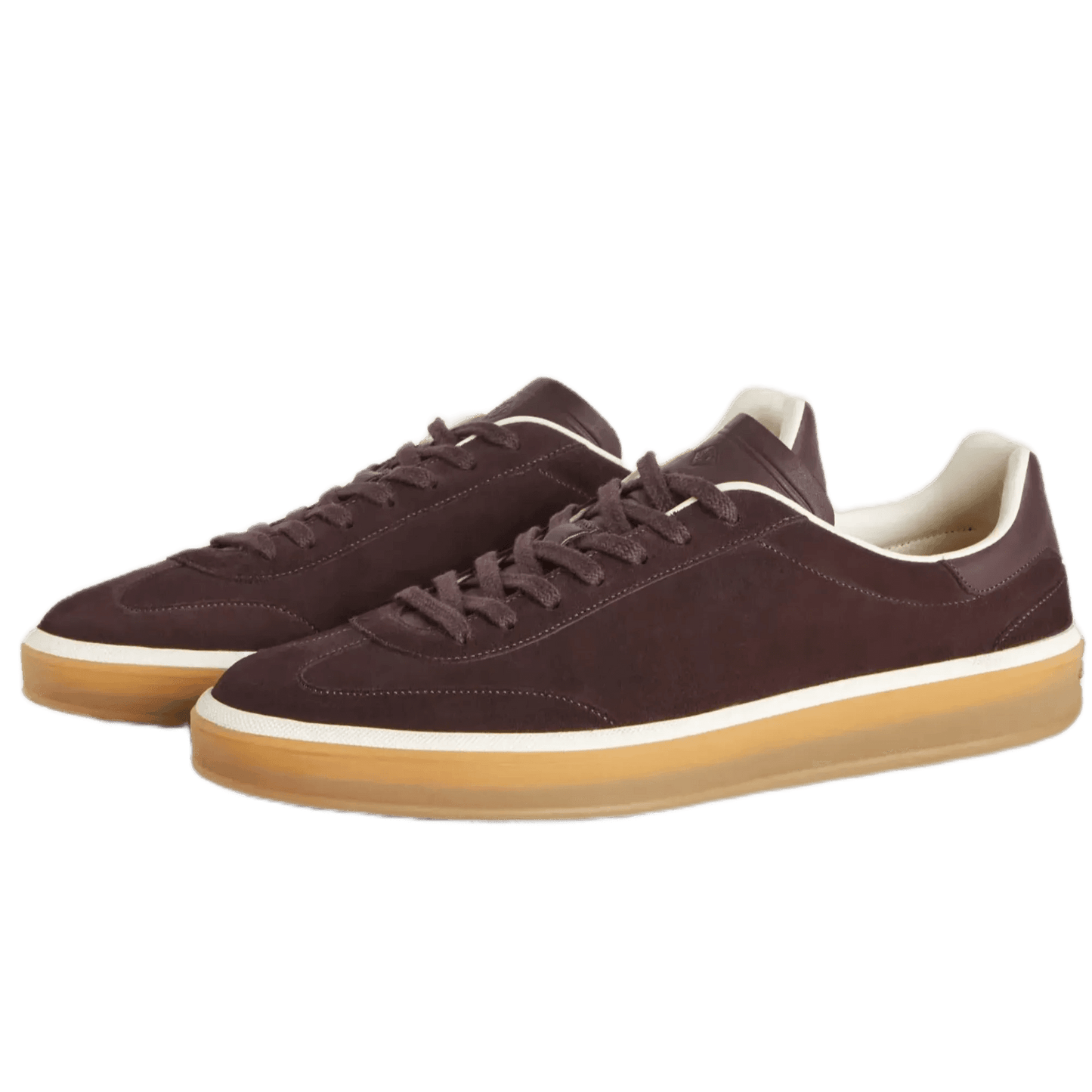 <tc>Loro Piana</tc> Zapatillas de tenis para mujer (gamuza con división en la pantorrilla)