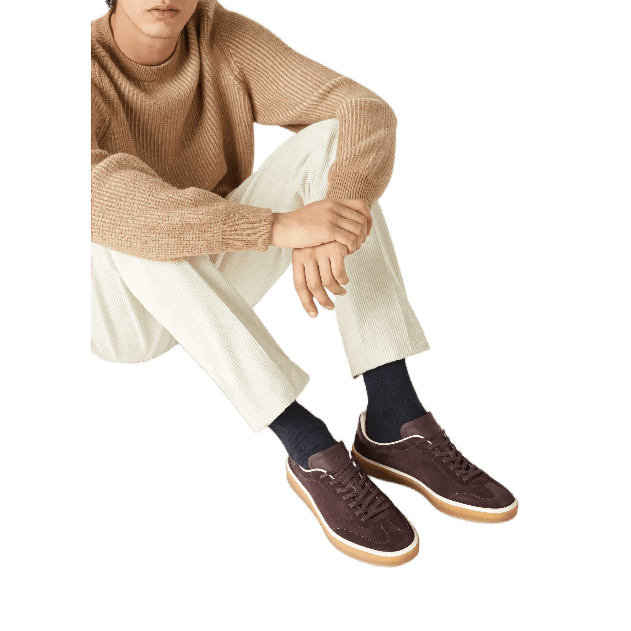 <tc>Loro Piana</tc> 男士 Tennis Walk 運動鞋（絨面小牛皮）