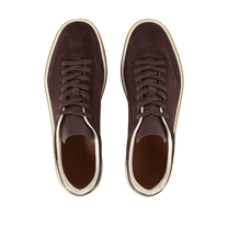 <tc>Loro Piana</tc> Zapatillas de tenis para mujer (gamuza con división en la pantorrilla)