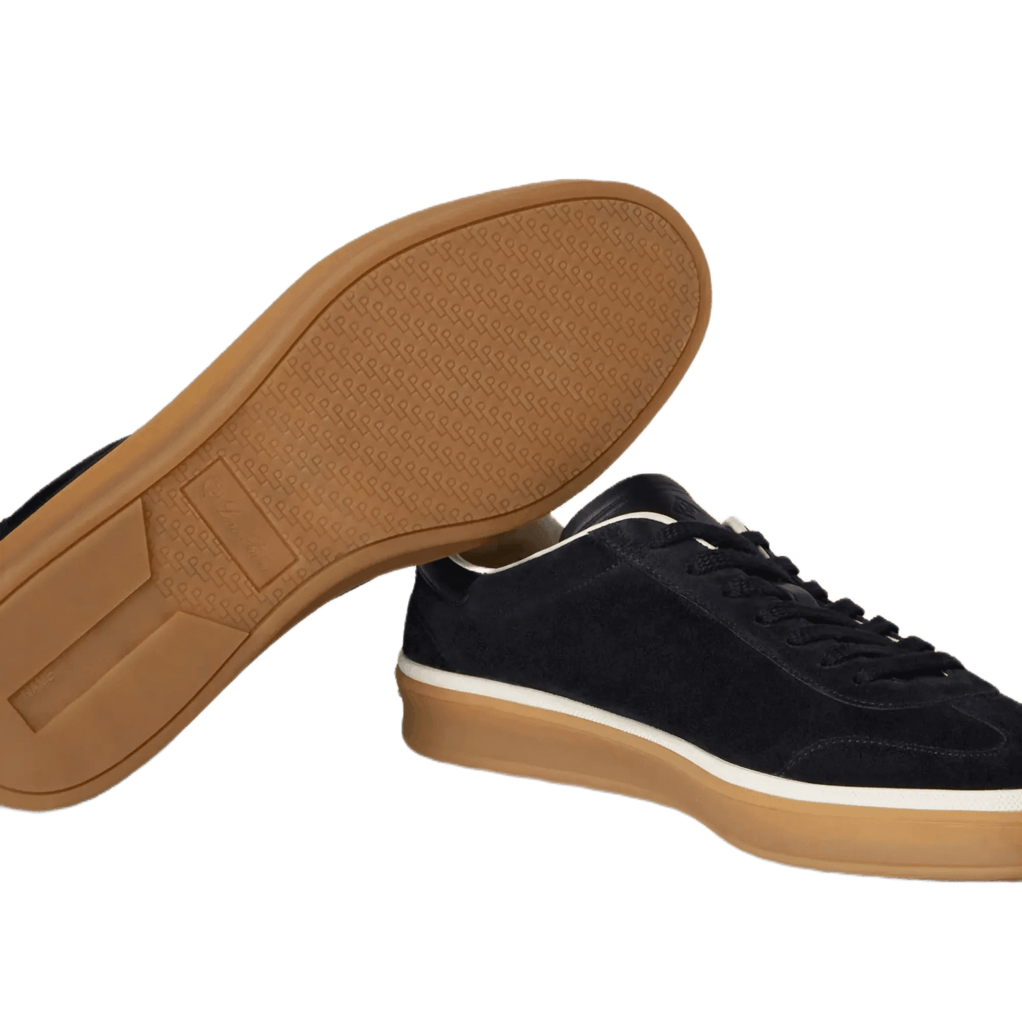 <tc>Loro Piana</tc> Zapatillas de tenis para mujer (gamuza con división en la pantorrilla)