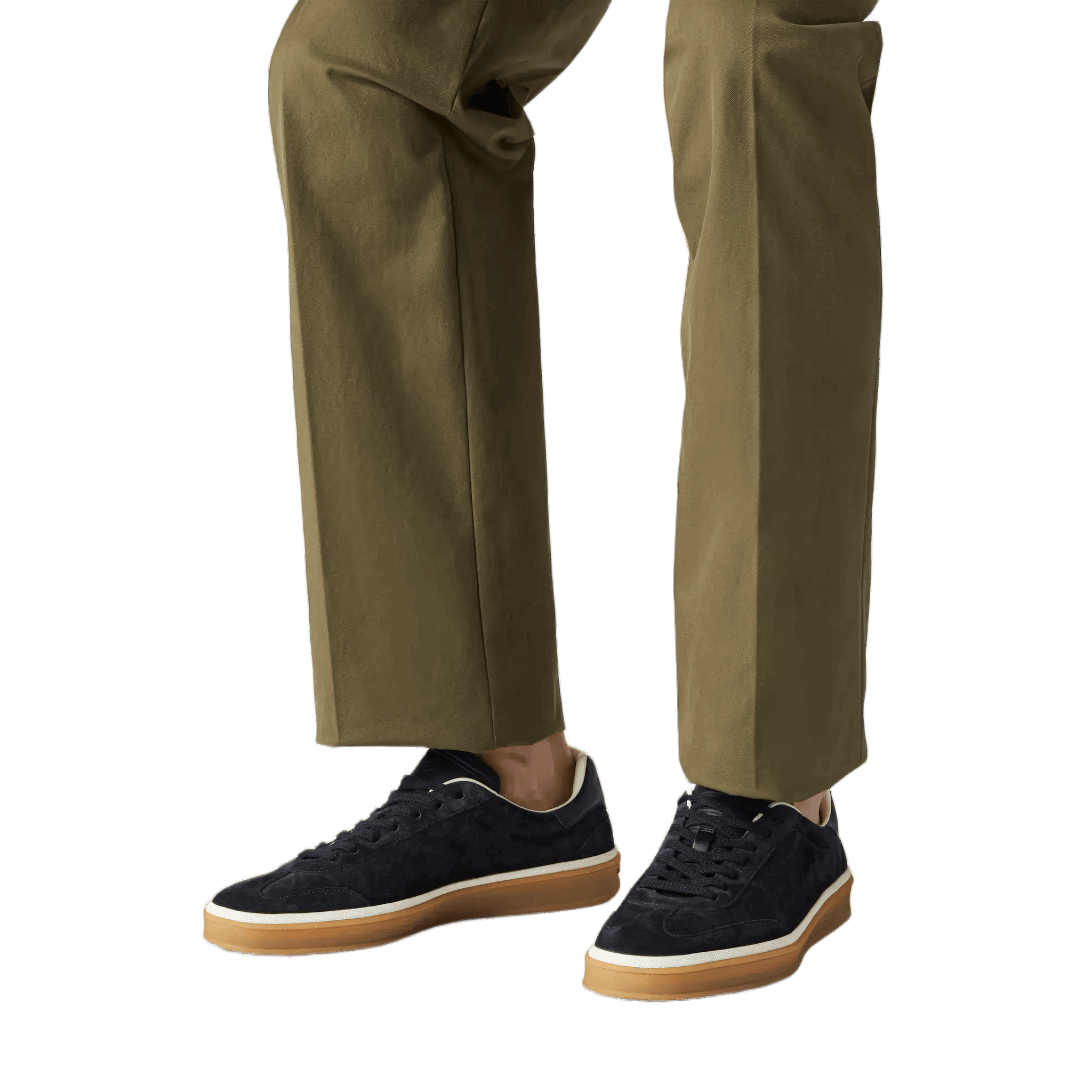 <tc>Loro Piana</tc> 男士 Tennis Walk 運動鞋（絨面小牛皮）