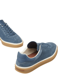 Loro Piana Men’s Tennis Walk Sneakers (Suede Calf Split)