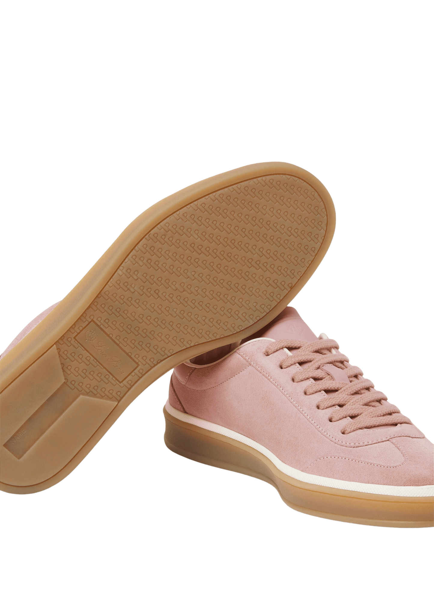 <tc>Loro Piana</tc> Zapatillas de tenis para mujer (gamuza con división en la pantorrilla)