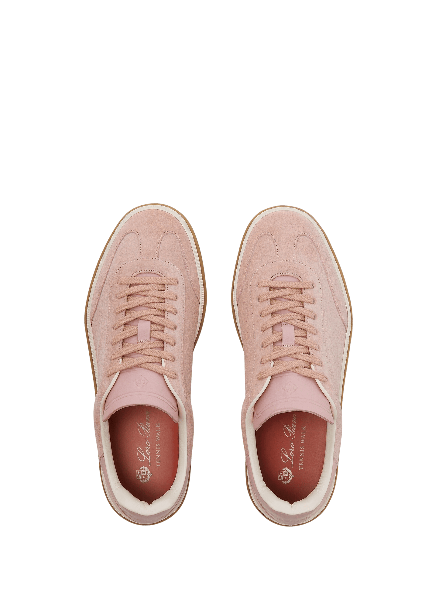 <tc>Loro Piana</tc> Zapatillas de tenis para mujer (gamuza con división en la pantorrilla)