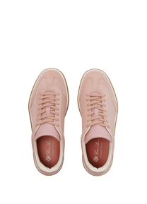 <tc>Loro Piana</tc> Zapatillas de tenis para mujer (gamuza con división en la pantorrilla)