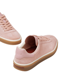 <tc>Loro Piana</tc> Zapatillas de tenis para mujer (gamuza con división en la pantorrilla)