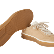 <tc>Loro Piana</tc> Zapatillas de tenis para mujer (gamuza con división en la pantorrilla)