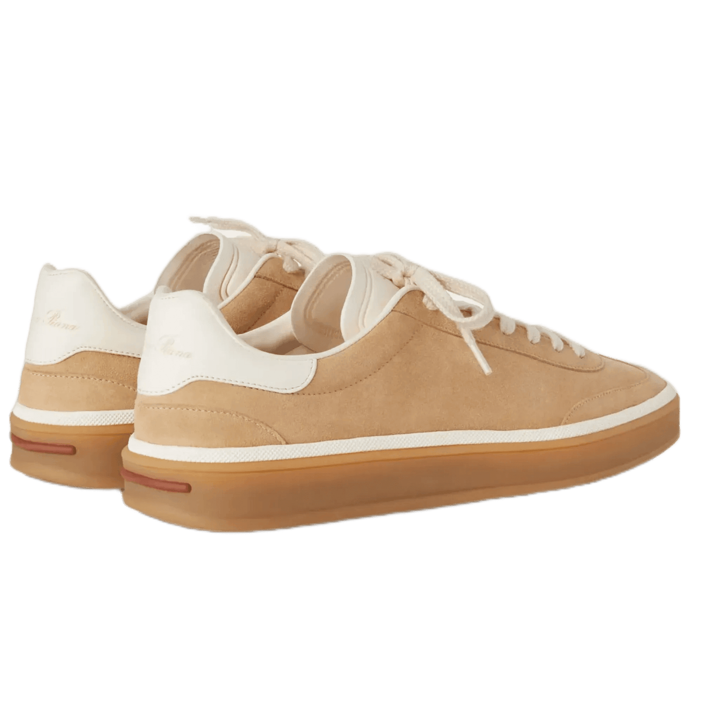 <tc>Loro Piana</tc> Zapatillas de tenis para mujer (gamuza con división en la pantorrilla)