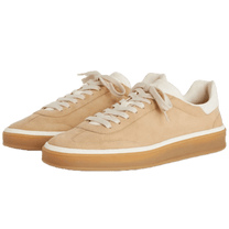 <tc>Loro Piana</tc> Zapatillas de tenis para mujer (gamuza con división en la pantorrilla)