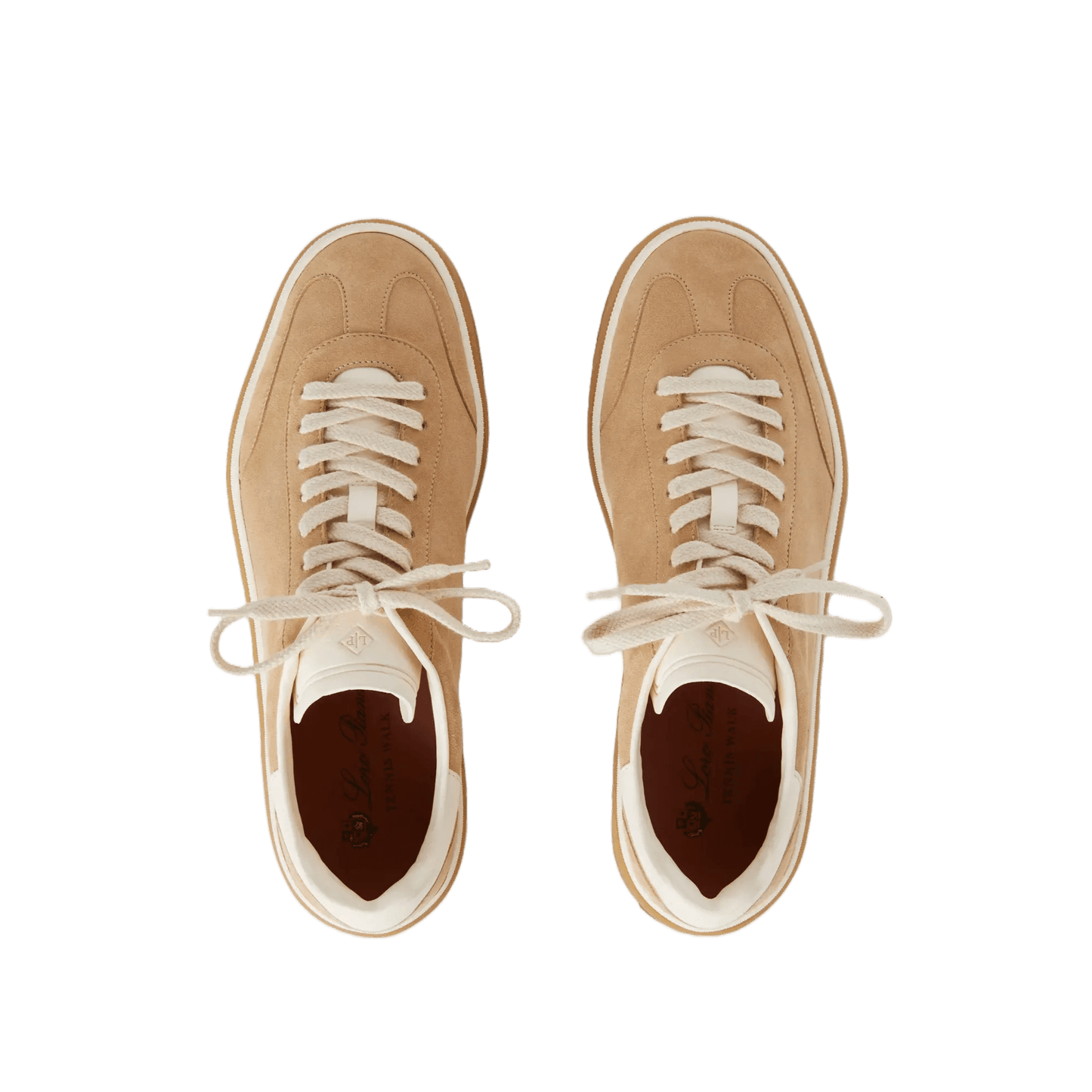 <tc>Loro Piana</tc> Zapatillas de tenis para mujer (gamuza con división en la pantorrilla)