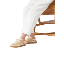 <tc>Loro Piana</tc> Zapatillas de tenis para mujer (gamuza con división en la pantorrilla)