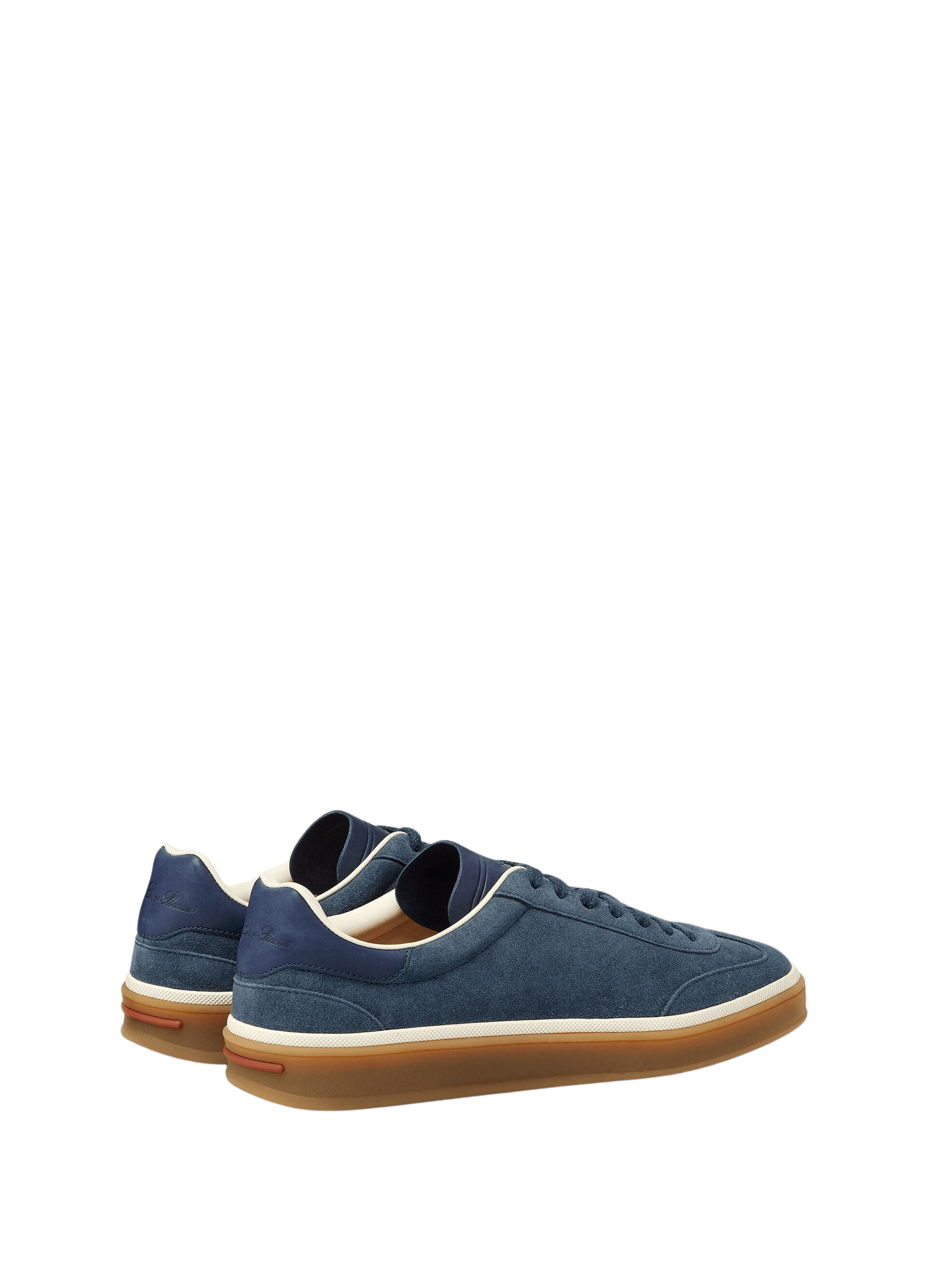<tc>Loro Piana</tc> Zapatillas de tenis para mujer (gamuza con división en la pantorrilla)