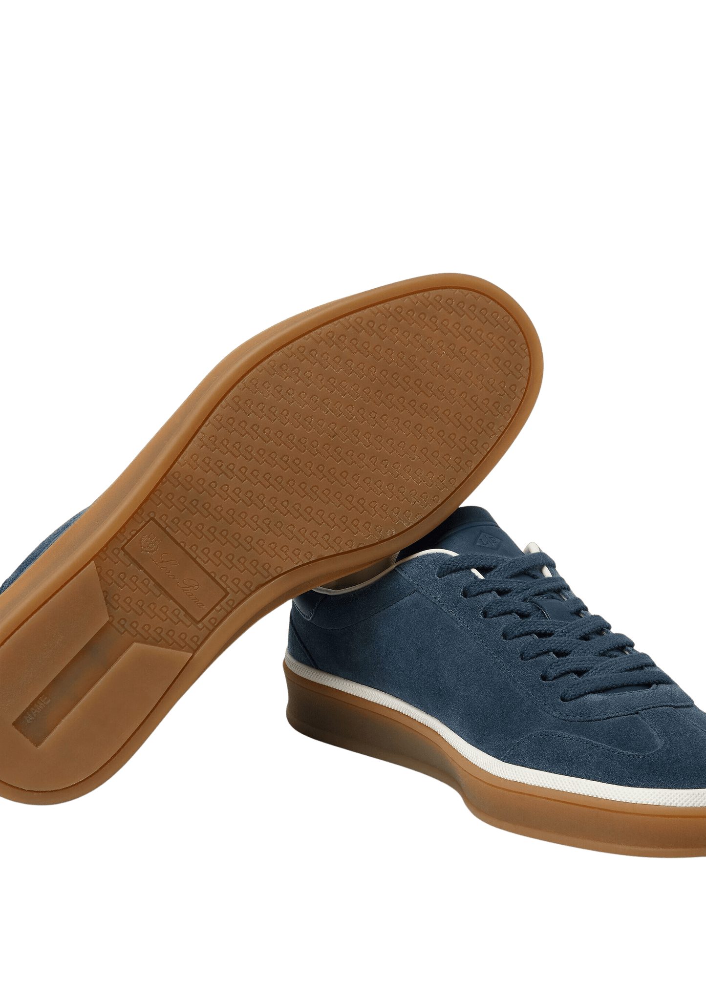 <tc>Loro Piana</tc> Zapatillas de tenis para mujer (gamuza con división en la pantorrilla)