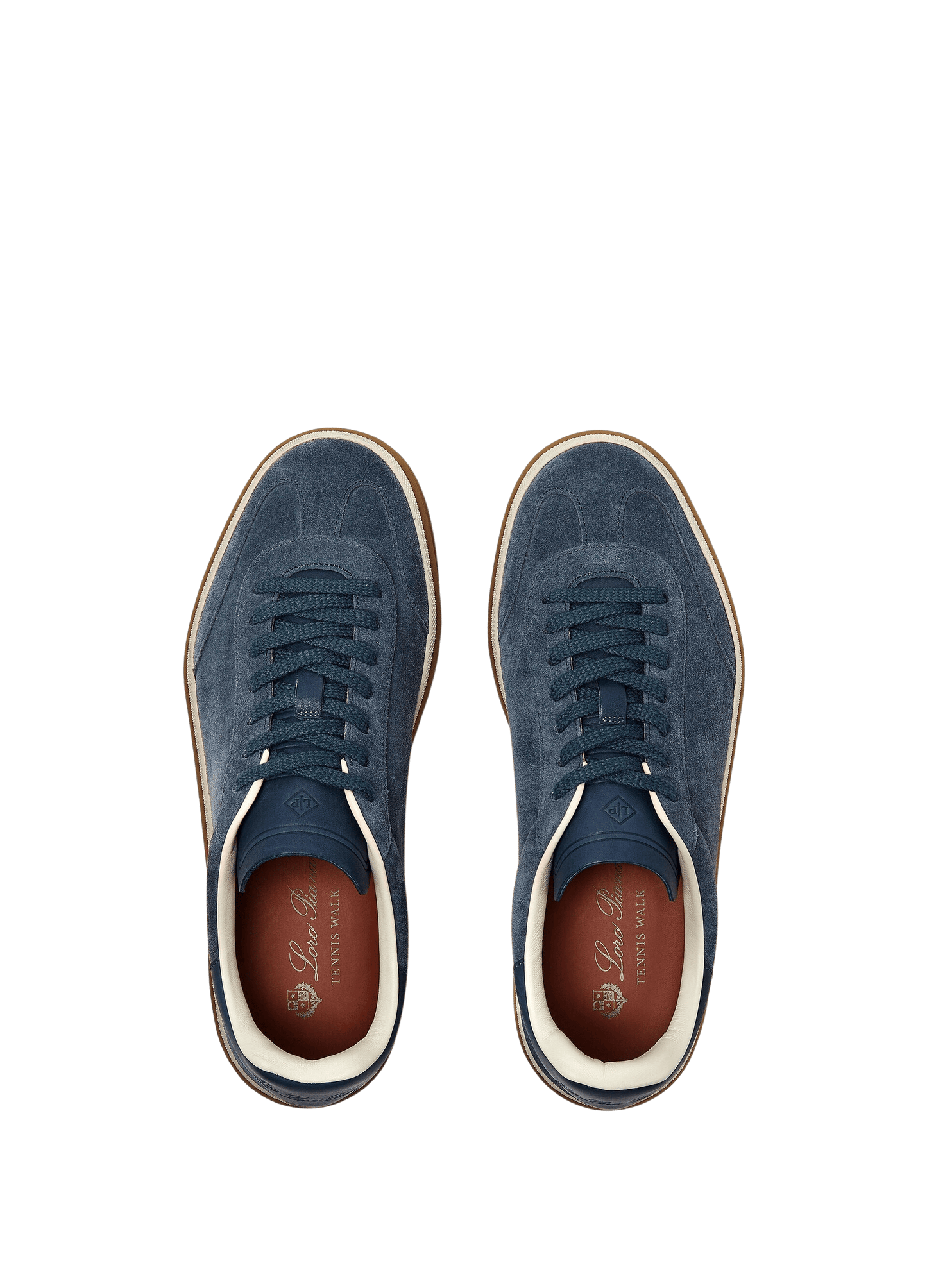 <tc>Loro Piana</tc> Zapatillas de tenis para mujer (gamuza con división en la pantorrilla)