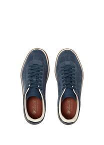 <tc>Loro Piana</tc> Zapatillas de tenis para mujer (gamuza con división en la pantorrilla)