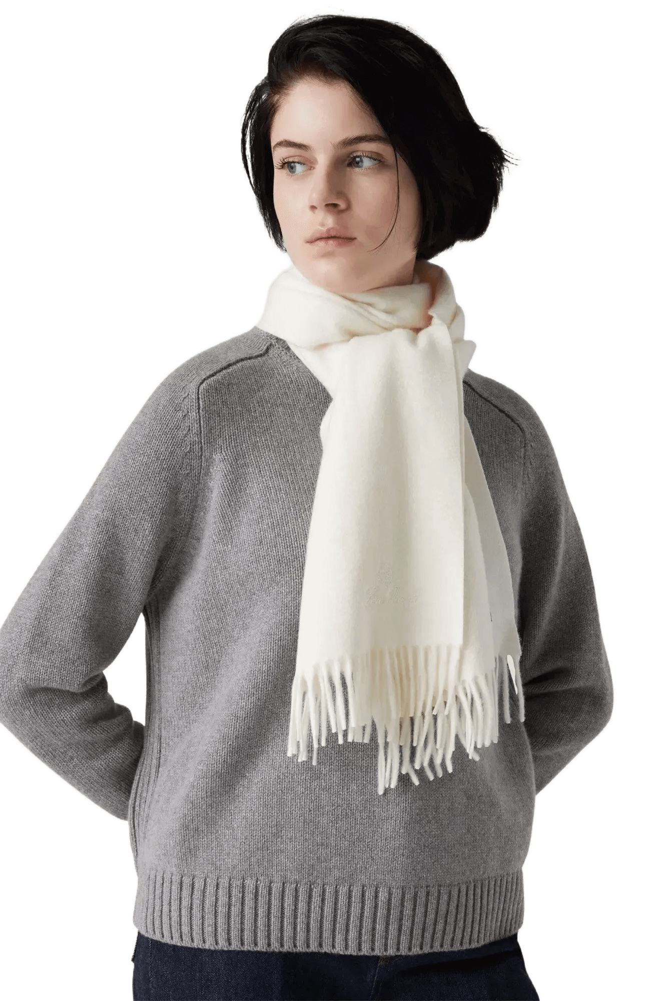 <tc>Loro Piana</tc> Bufanda Grande Unita para mujer