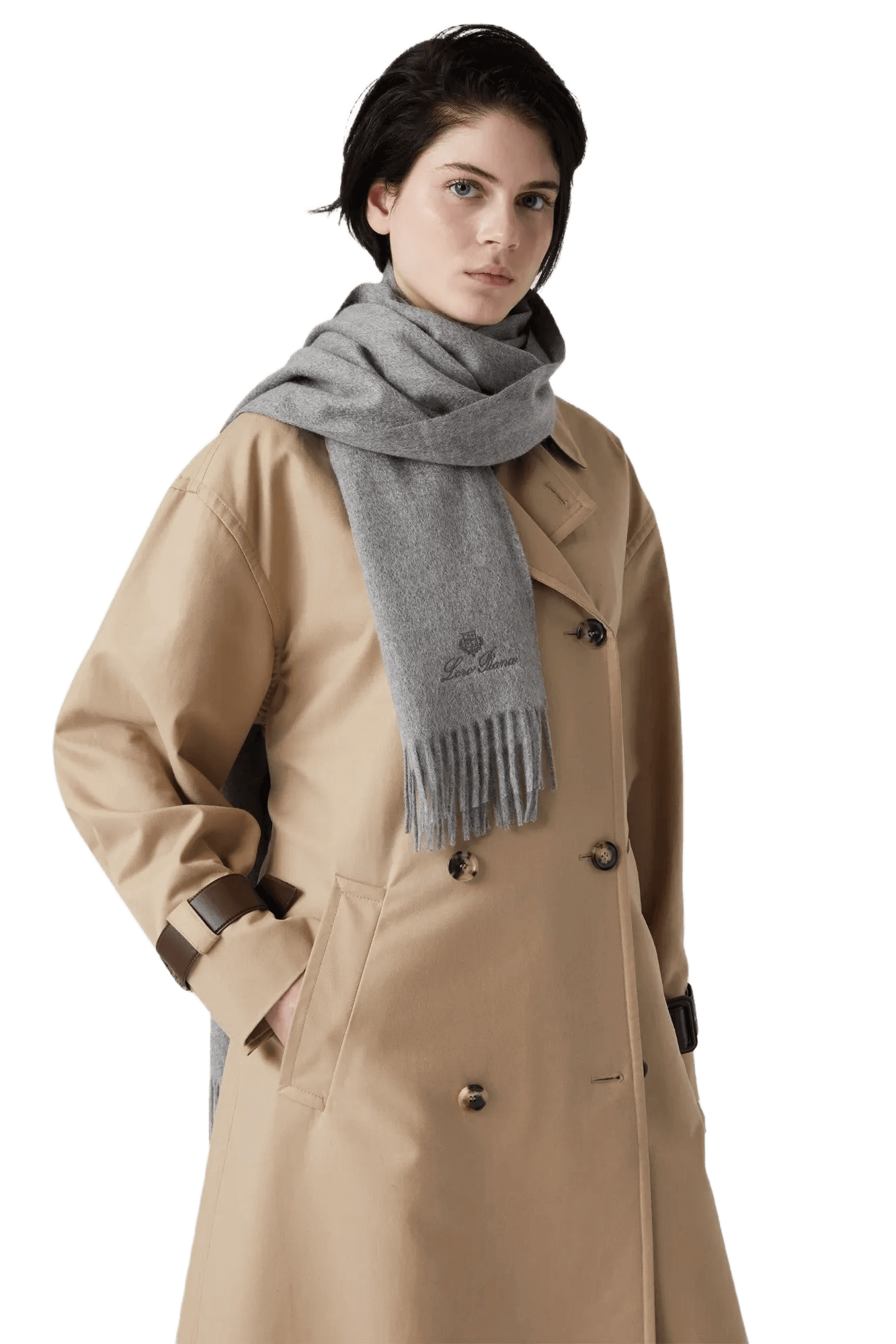 <tc>Loro Piana</tc> Bufanda Grande Unita para mujer