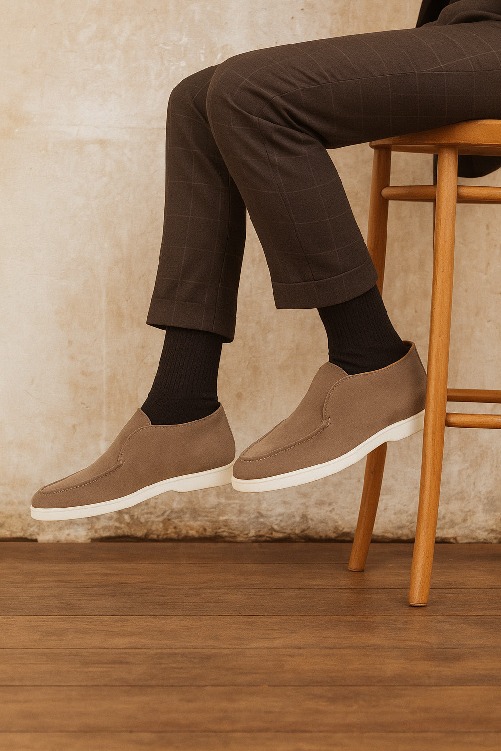 <tc>Loro Piana</tc> 男士 Open Walk Chukka 靴