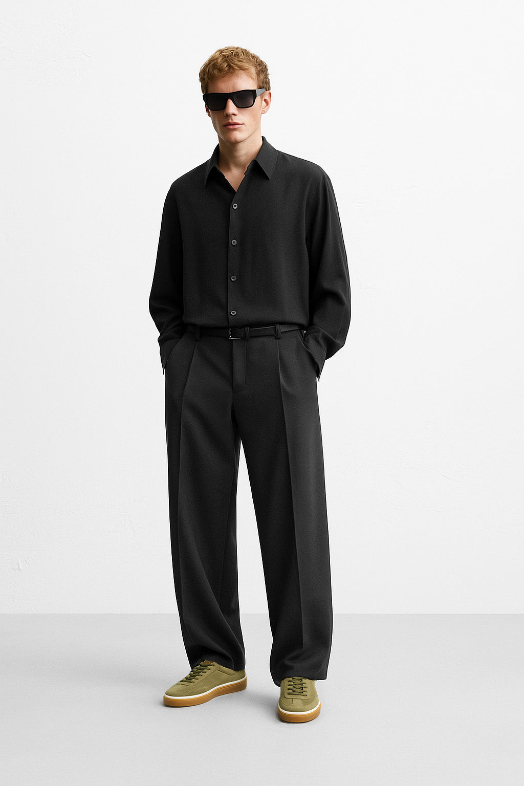 <tc>Loro Piana</tc> 男士 Tennis Walk 運動鞋（絨面小牛皮）