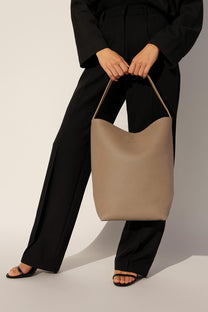 The Row Large N/S Park Tote Bag in Leather