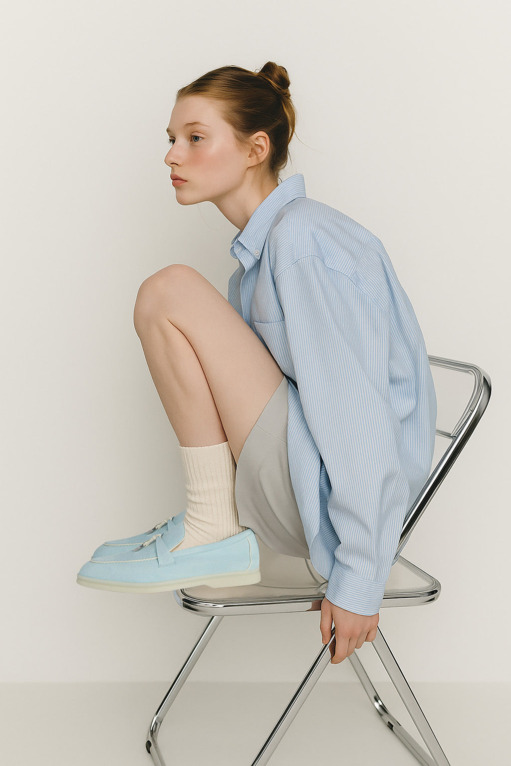 Loro Piana Women's Summer Charms Walk Loafers (Suede, Suede Goatskin)