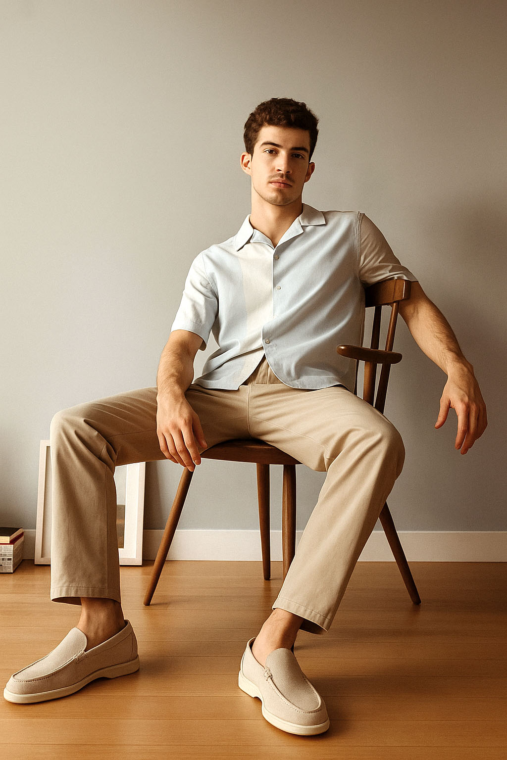 <tc>Loro Piana</tc> 男士夏季休閒樂福鞋
