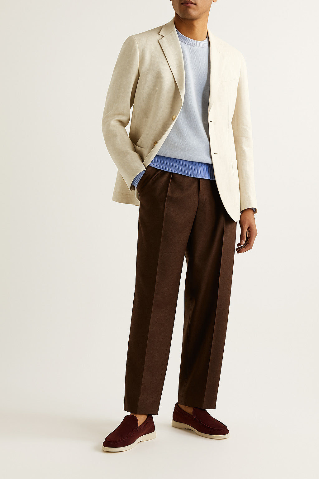 <tc>Loro Piana</tc> 男士夏季休閒樂福鞋