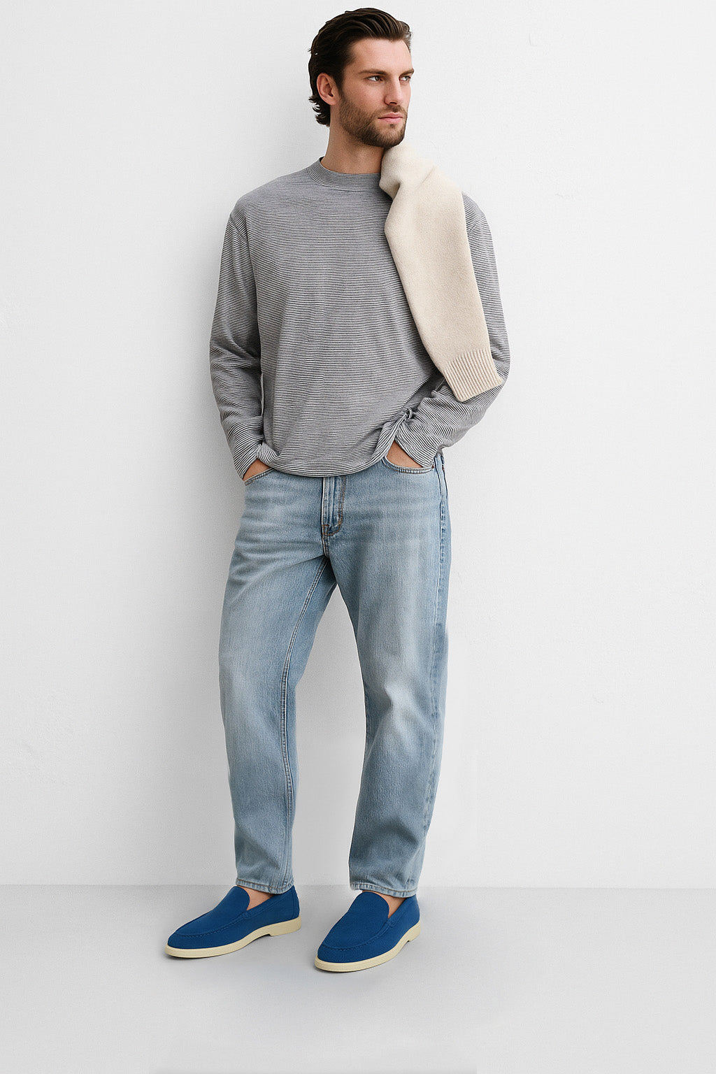 <tc>Loro Piana</tc> 男士夏季休閒樂福鞋