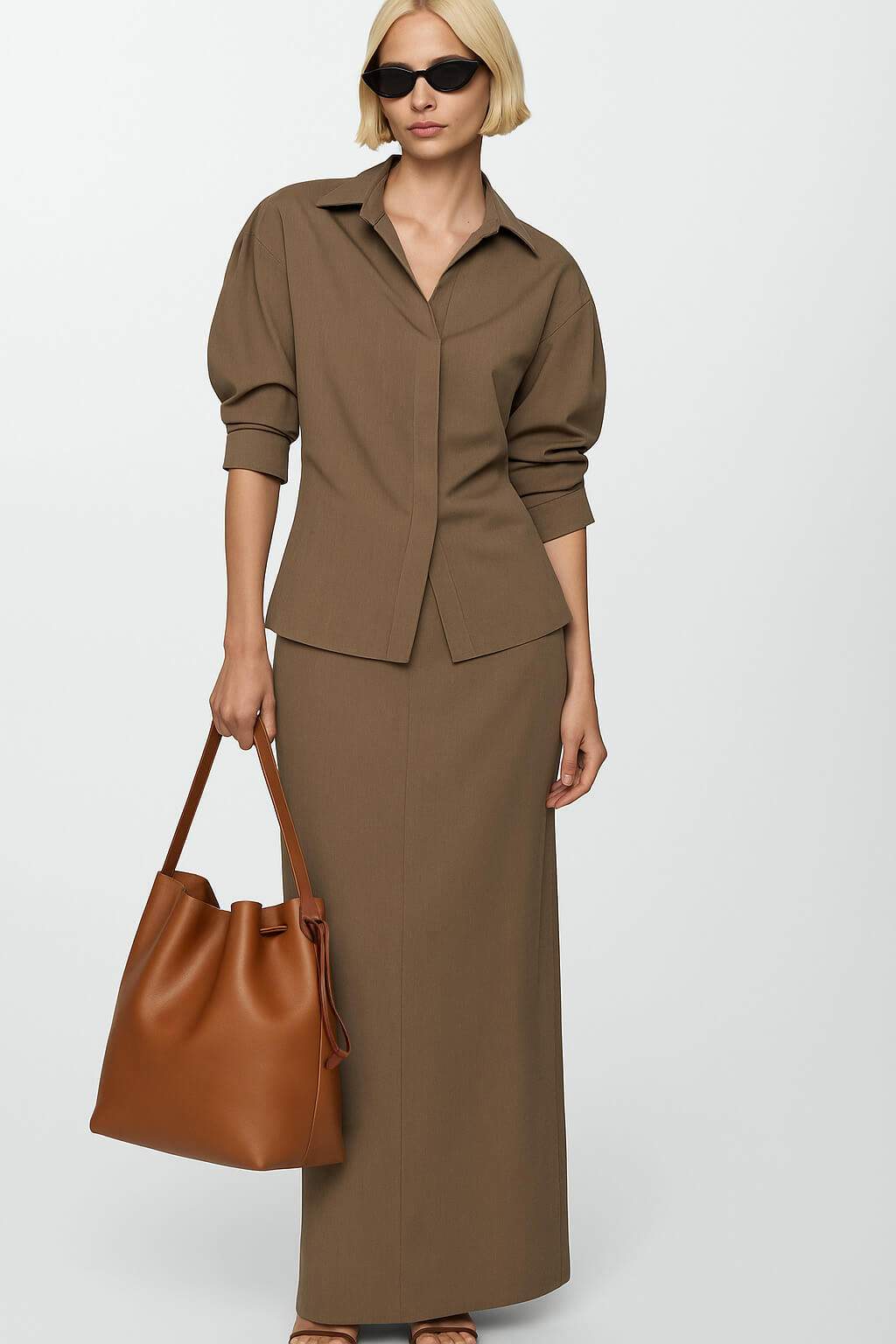 The Row Belvedere Tote Bag in Leather