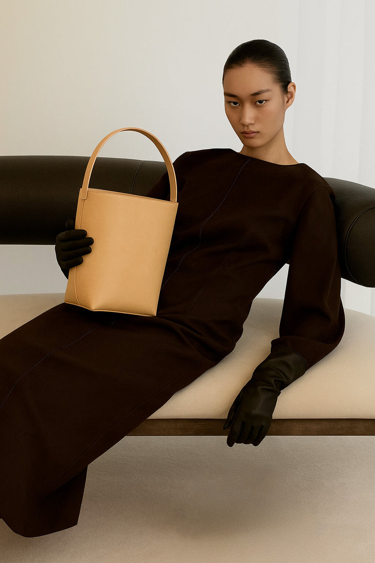 The Row Large N/S Park Tote in Nubuck