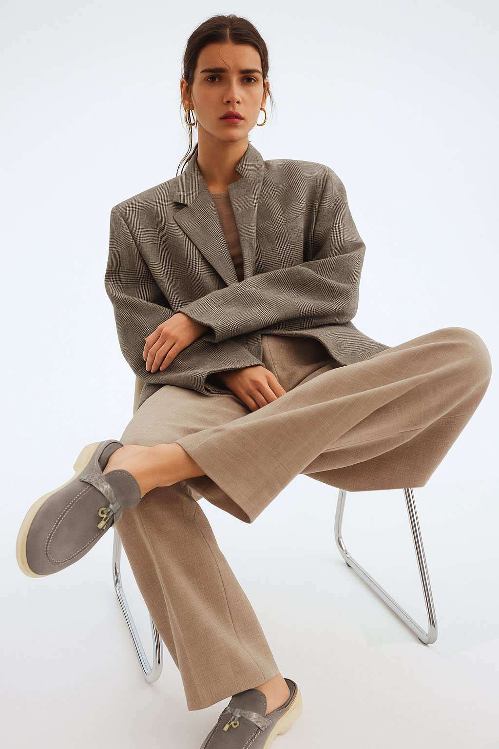 Loro Piana Women's Charms Walk Babouche Loafers