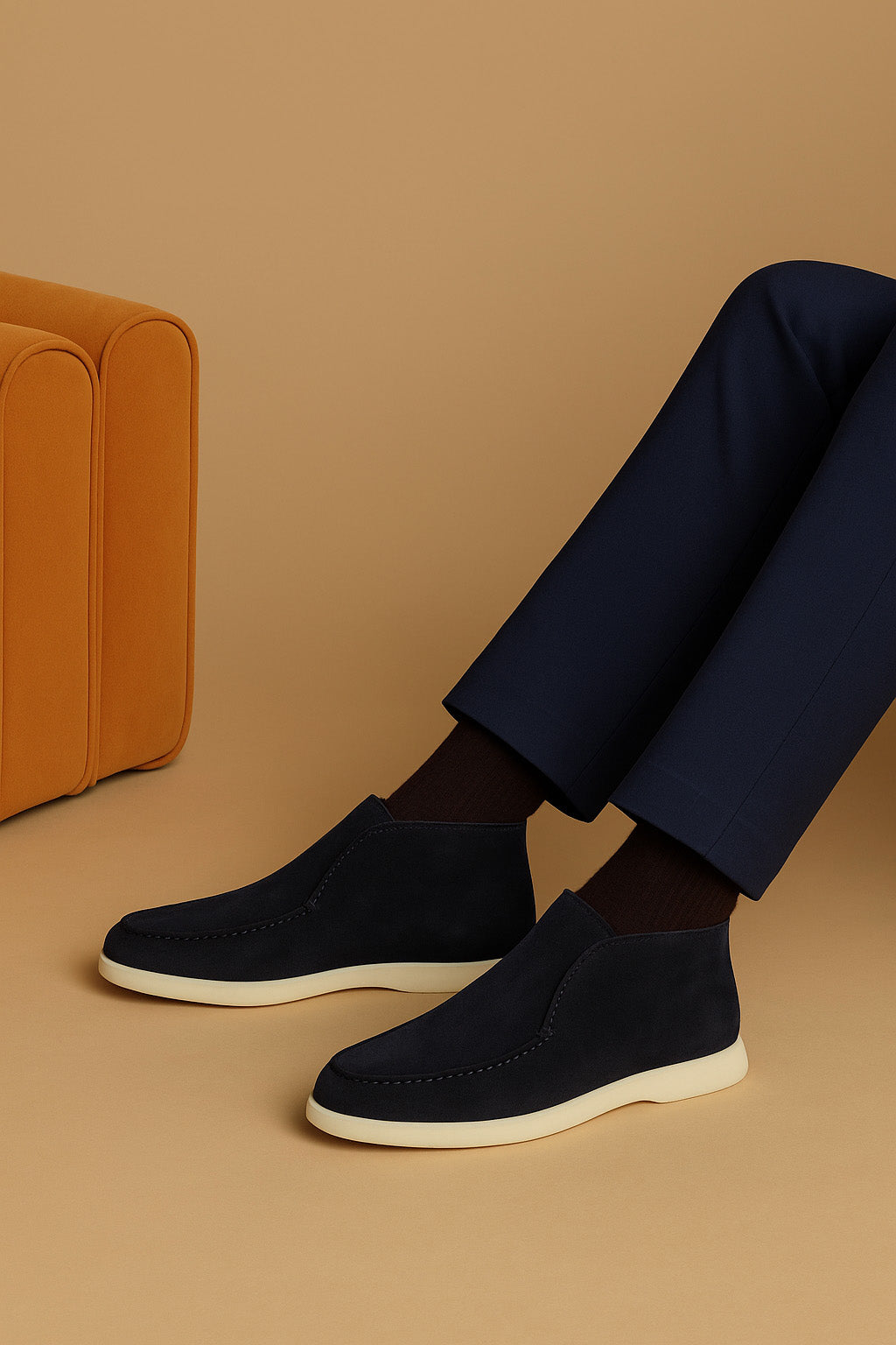 <tc>Loro Piana</tc> 男士 Open Walk Chukka 靴