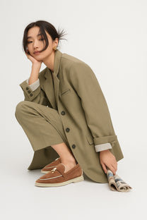 Loro Piana Women's Summer Charms Walk Loafers (Suede)