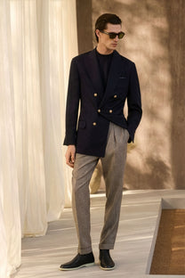 Loro Piana Men's Open Walk Ankle Boot (Deerskin with Castorino Fur)