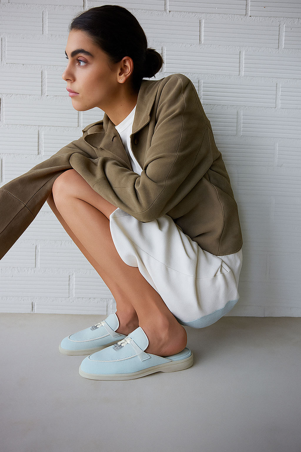 Loro Piana Women's Charms Walk Babouche Loafers