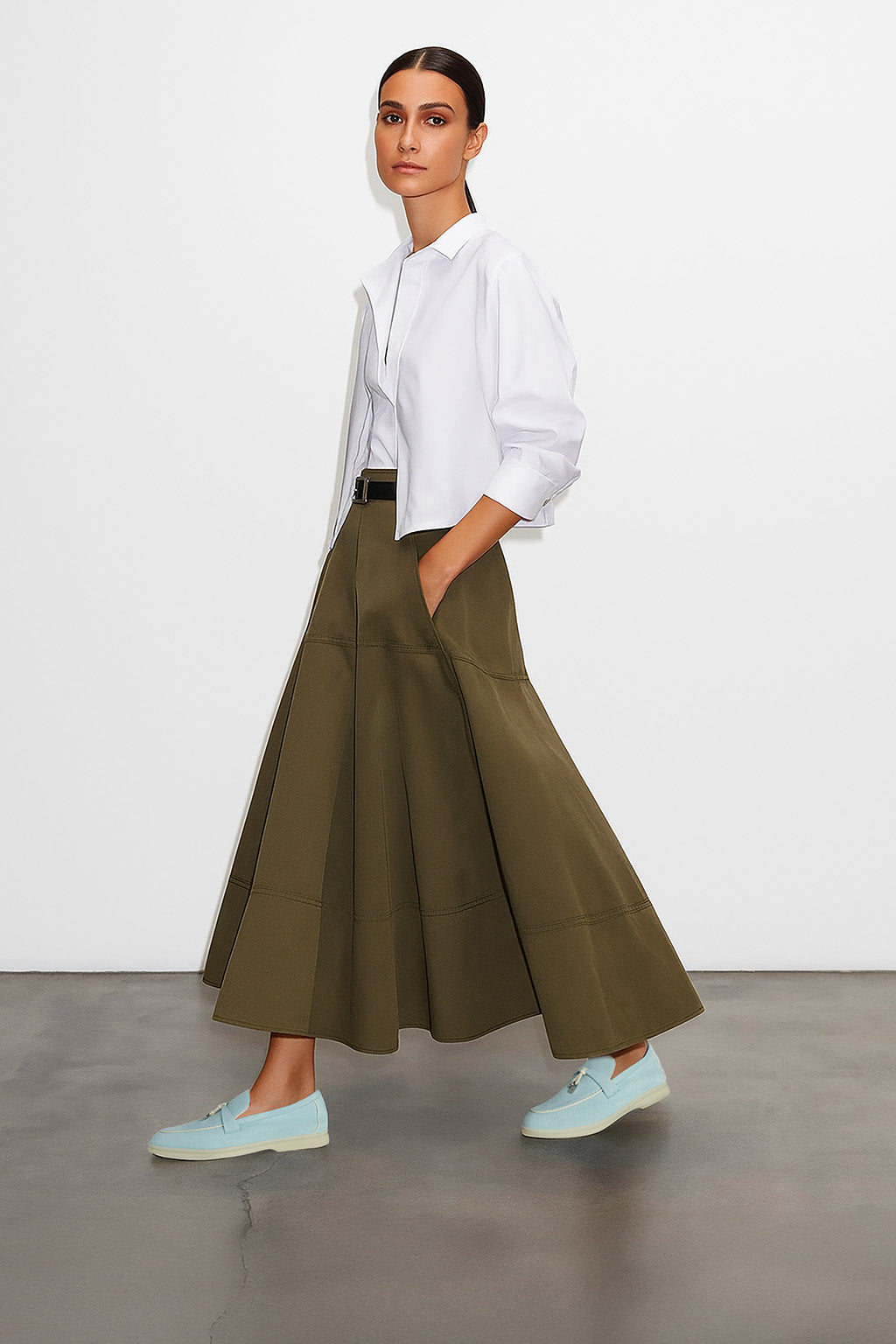 Loro Piana Women's Summer Charms Walk Loafers (Suede, Suede Goatskin)