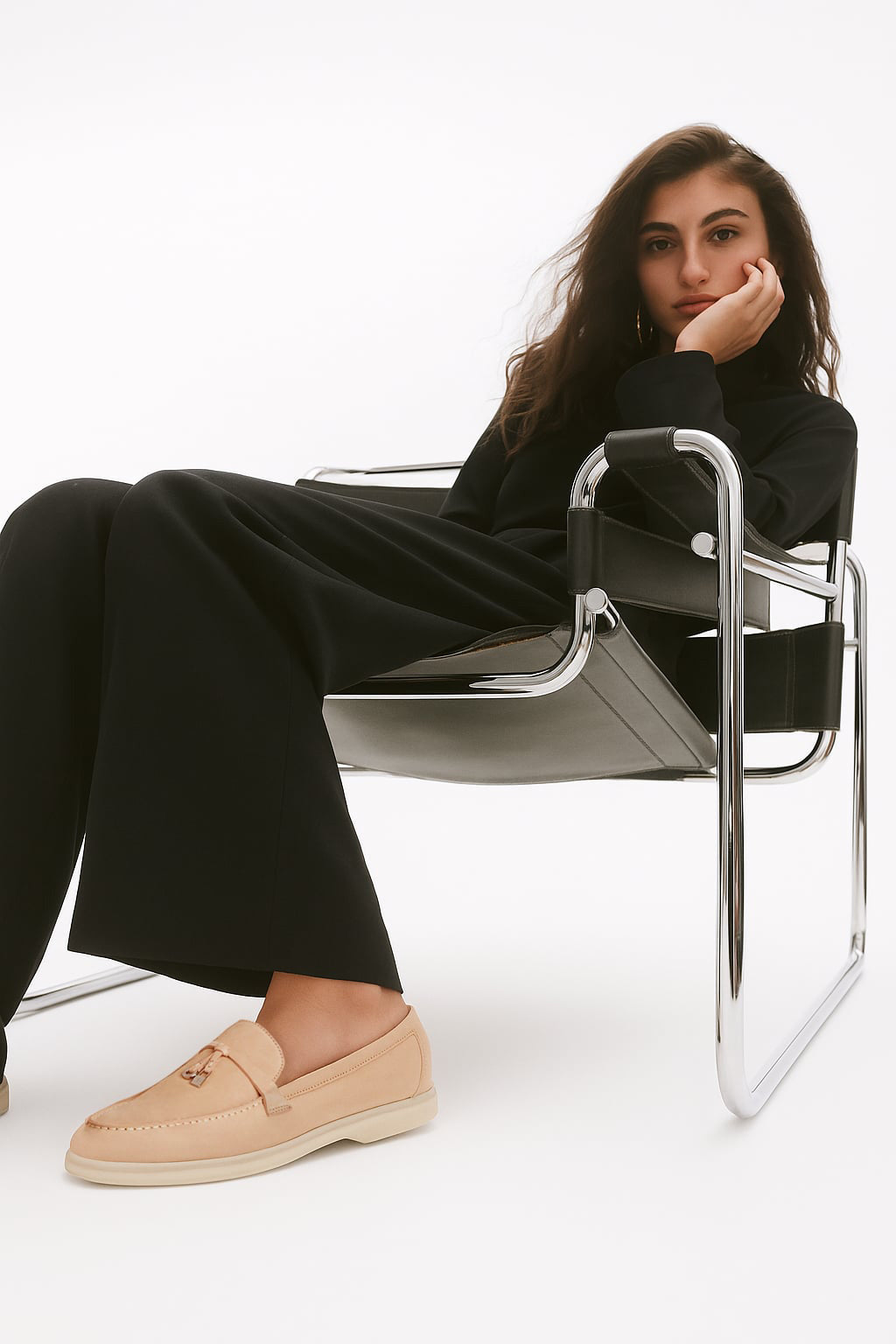 Loro Piana Women's Summer Charms Walk Loafers (Suede)