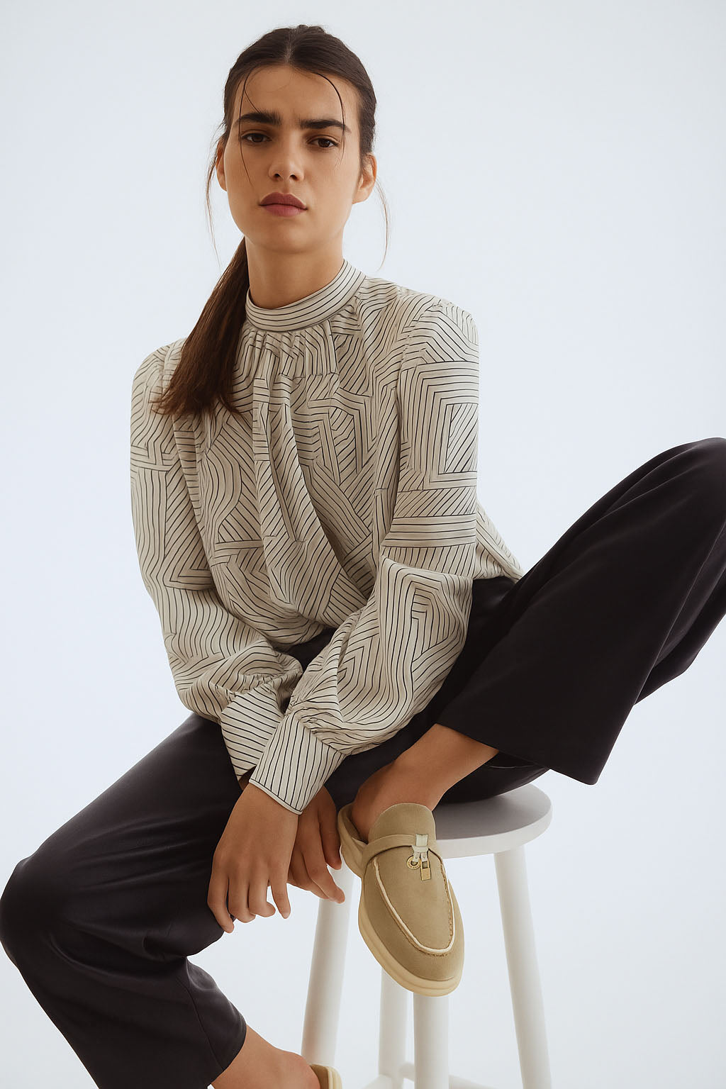 <tc>Loro Piana</tc> Charms Walk Babouche 女士樂福鞋