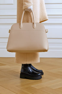 The Row Soft Margaux 15 Bag in Leather