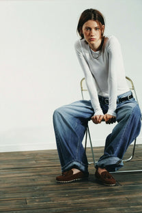 Loro Piana Women's Dot Sole Walk Loafers