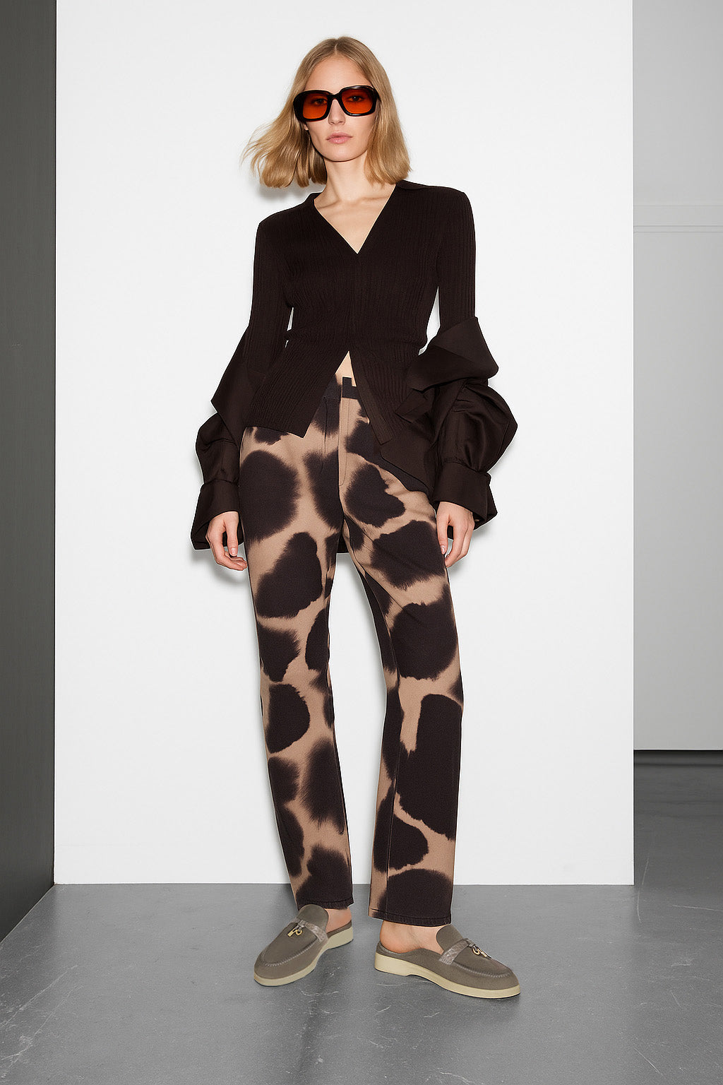 <tc>Loro Piana</tc> Charms Walk Babouche 女士樂福鞋