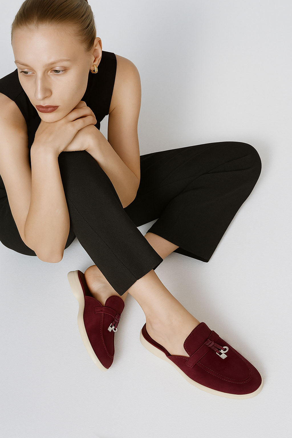 Loro Piana Women's Charms Walk Babouche Loafers