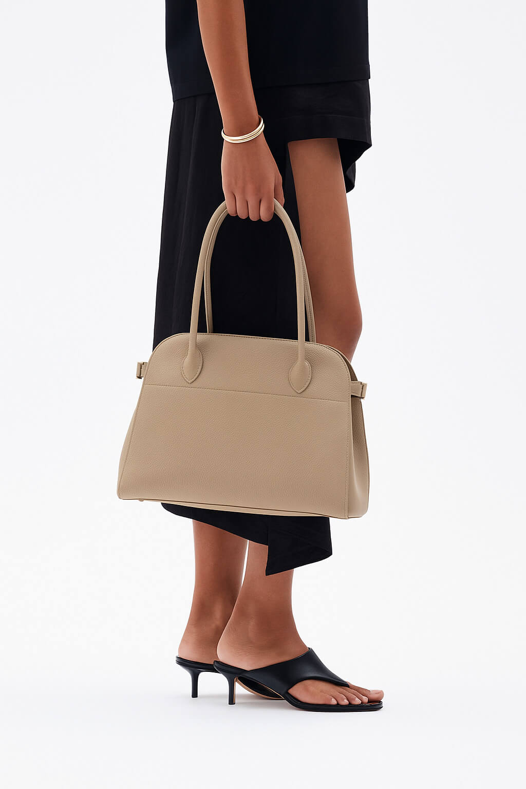 The Row Soft Margaux 12 Bag in Leather
