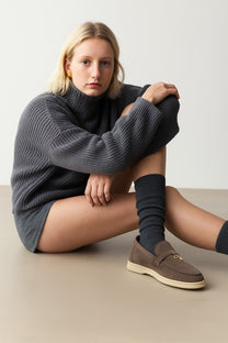 Loro Piana Women's Summer Charms Walk Loafers (Suede)