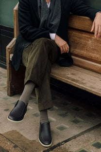 Loro Piana Men's Open Walk Ankle Boot (Deerskin with Castorino Fur)